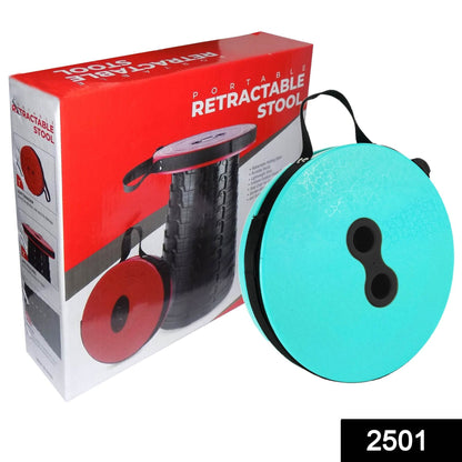 Foldable Height Adjusting Stool Space Saving Telescopic Stool (Mix Color) - infinityexculsivestore.com