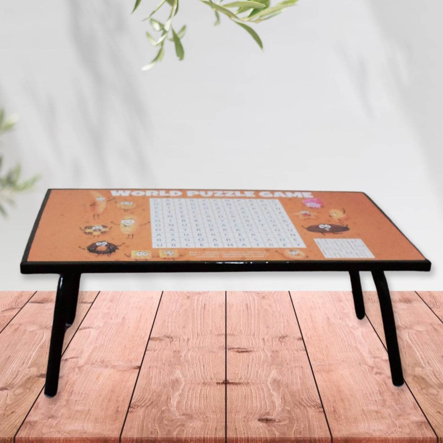 Foldable Multipurpose Mix Design Games Table Board || Bed Study Table (48 × 28 Cm / 1 Pc)   - infinityexculsivestore.com