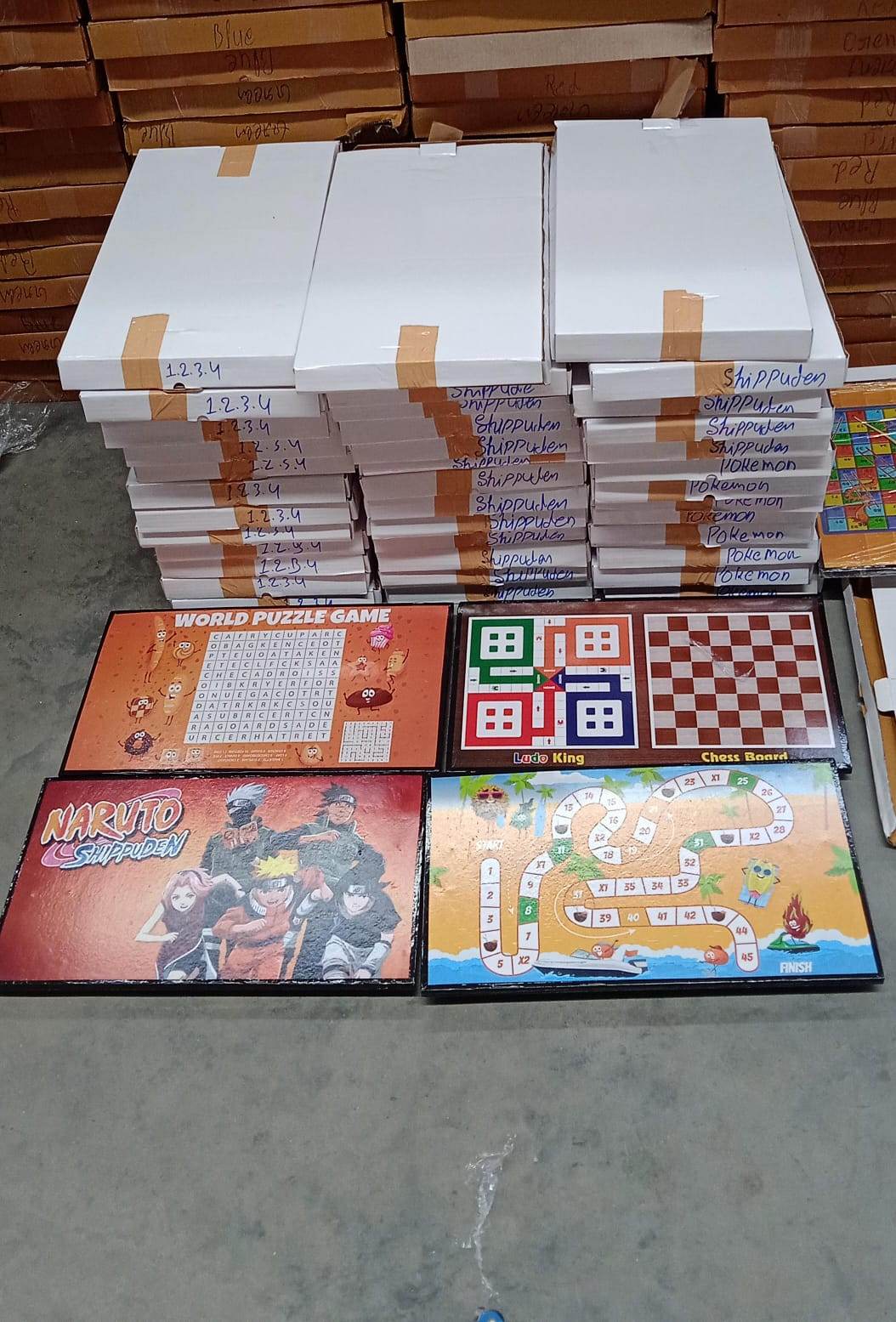 Foldable Multipurpose Mix Design Games Table Board || Bed Study Table (48 × 28 Cm / 1 Pc)   - infinityexculsivestore.com