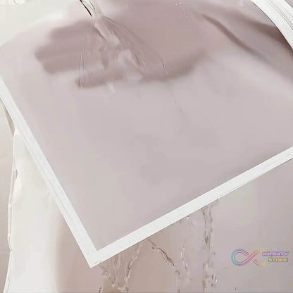 Foldable Non Woven Men's Coat Blazer Suit Cover (80×60 CM / 1 Pc / White Side Chain Suit Cover) - infinityexculsivestore.com