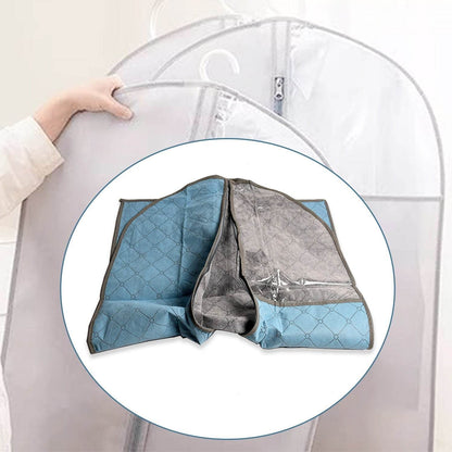Foldable Non Woven Men's Coat Blazer Suit Cover men's coat blazer cover fold over breathable garment bag suit cover. - infinityexculsivestore.com