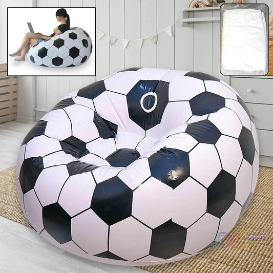 Foldable Sofa, Cartoon Style Inflatable Folding Chair, Ball Chair, Inflatable Sofa for Adults, Kids size (110cm x 80cm) - infinityexculsivestore.com