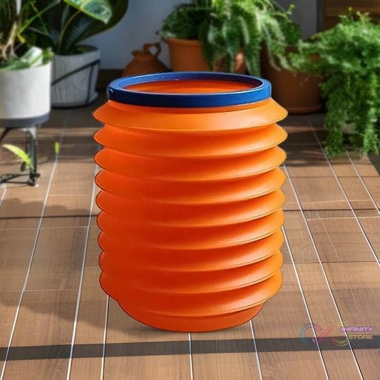 Foldable Storage Bucket, Water Container & Dustbin Multiuse bucket ( red ) - infinityexculsivestore.com
