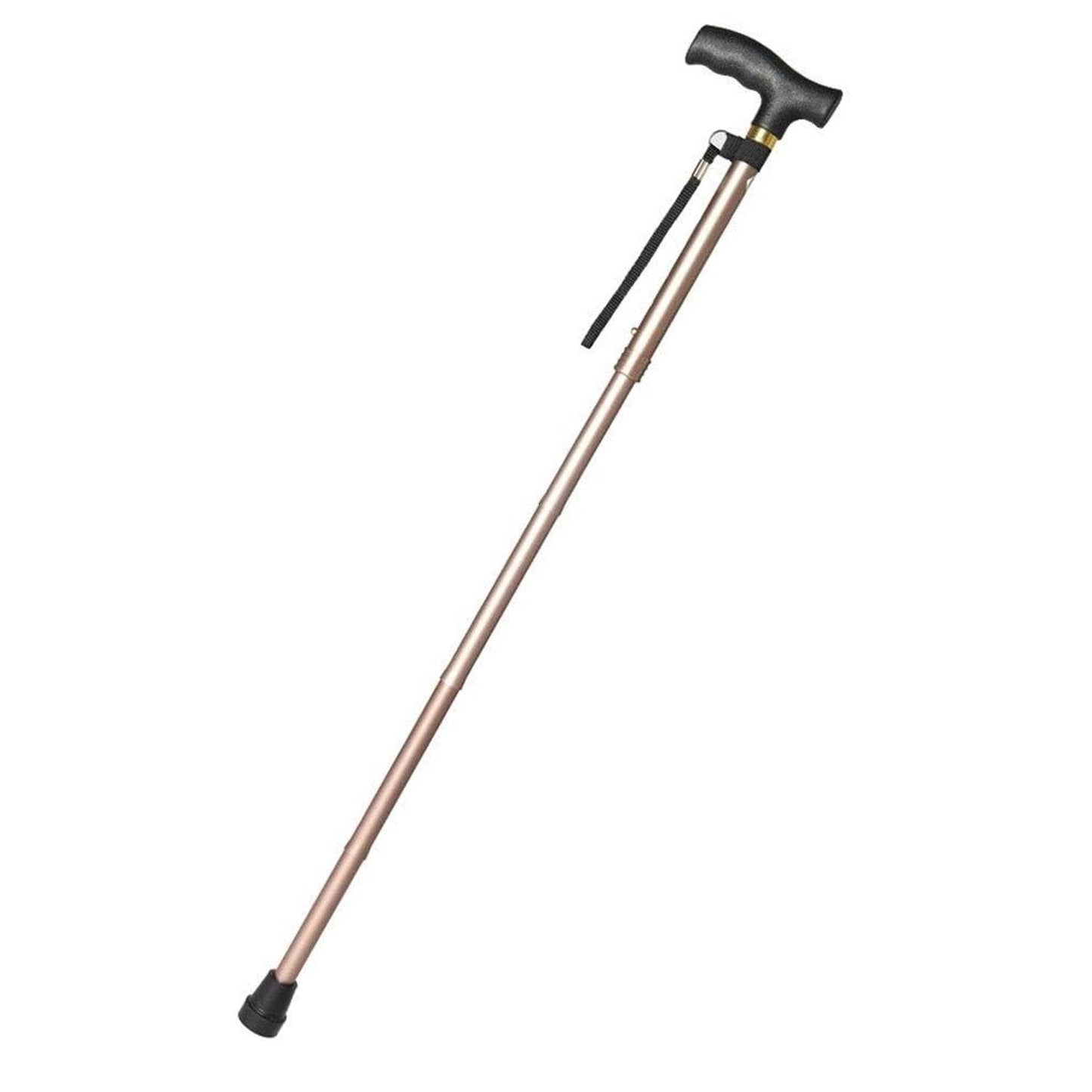 Foldable Walking Cane for Men, Women - Fold-up, Collapsible, Lightweight, Adjustable, Portable Hand Walking Stick - Balancing Mobility Aid - Sleek, Comfortable T Handles - infinityexculsivestore.com