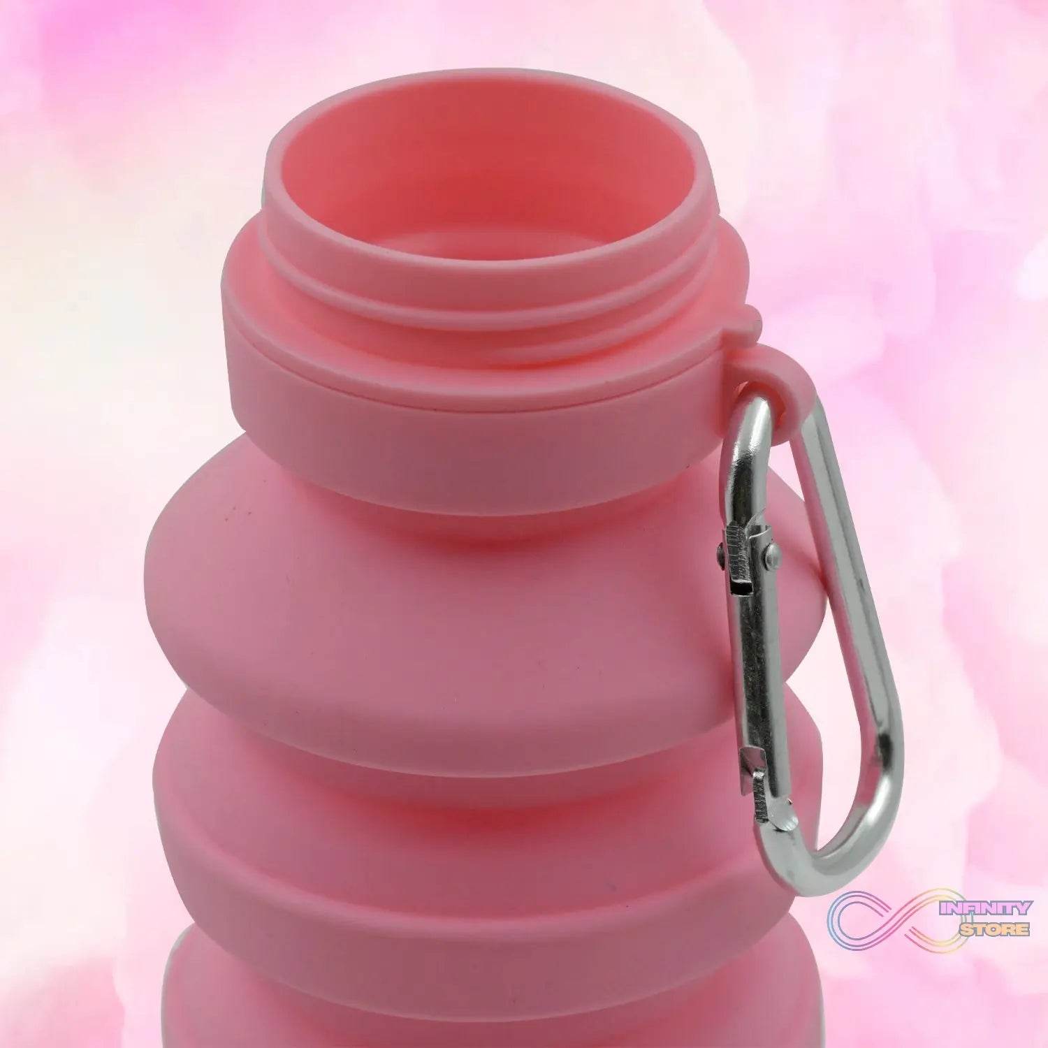 Foldable Water Bottle, Silicone Leak Proof Portable Sports Travel Water Bottle for Outdoor, Gym, Hiking (1 Pc / 24 cm Foldable) - infinityexculsivestore.com