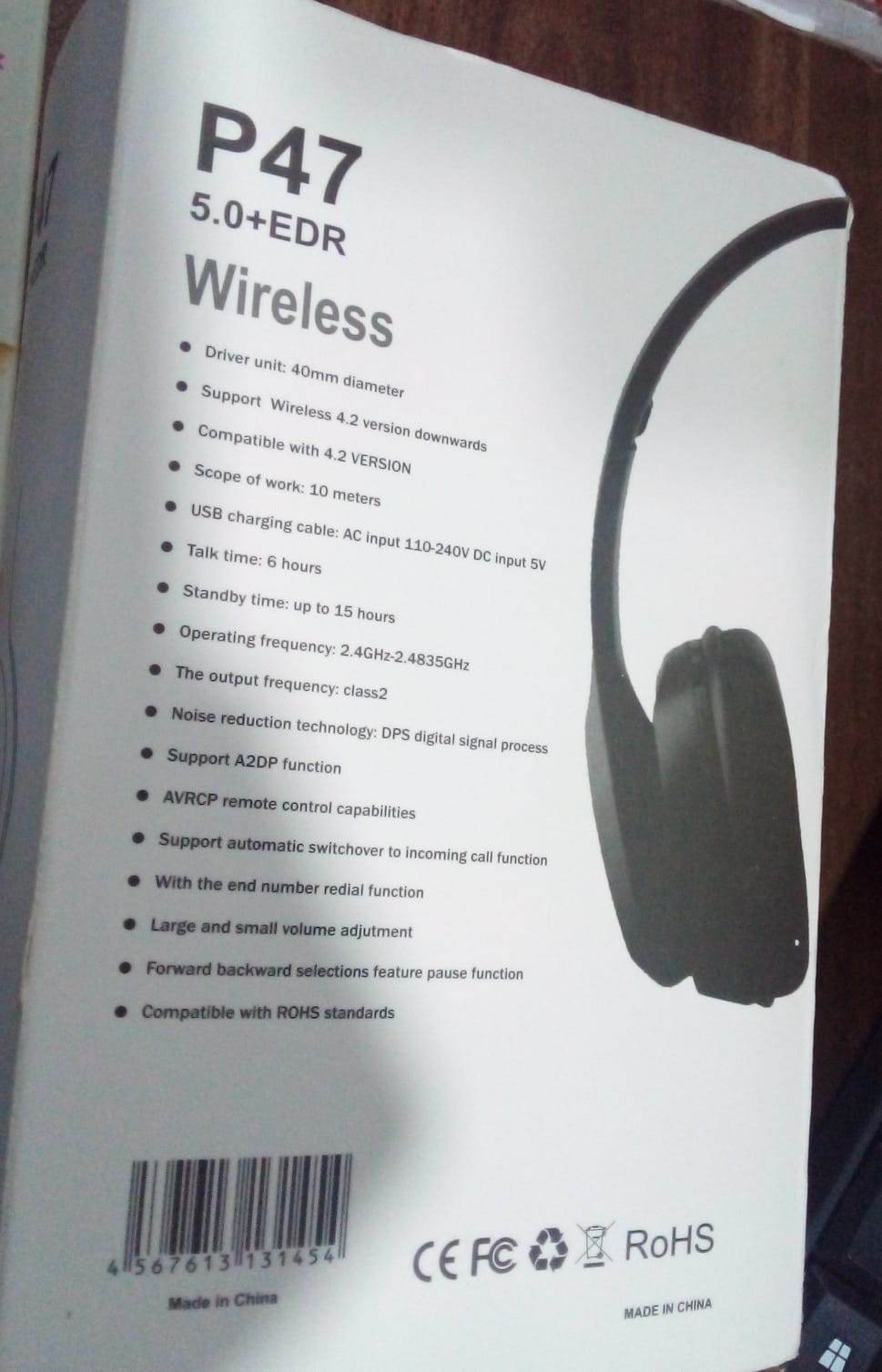 Foldable Wireless Headphone with Calling Function (1 Pc) - infinityexculsivestore.com