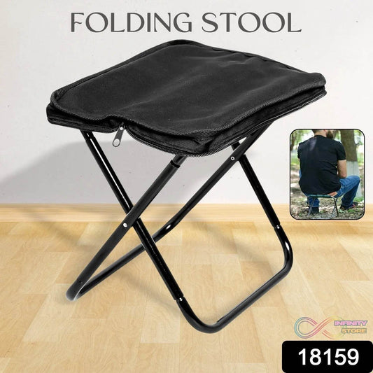 Folding Camping Stool Collapsible Camp Stool Portable Seat Travel Little Stools (1 Pc) - infinityexculsivestore.com