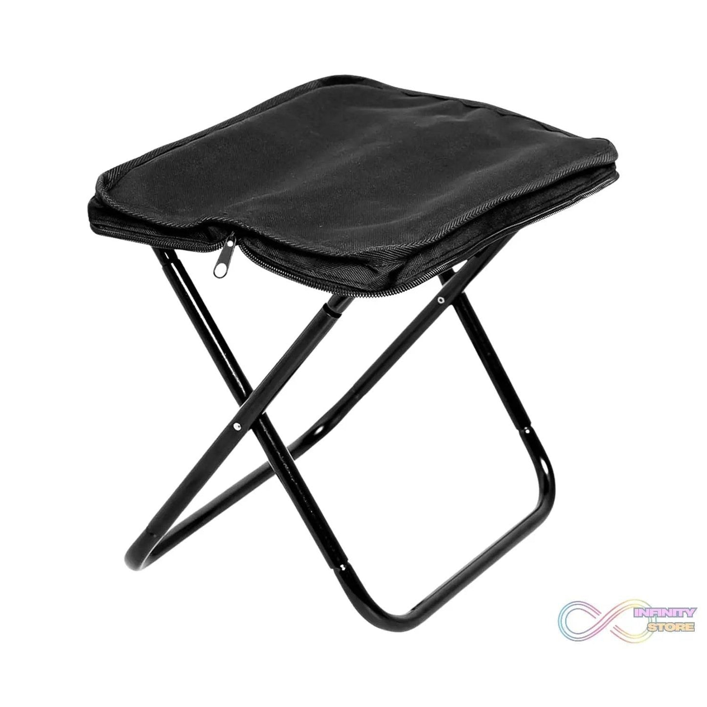 Folding Camping Stool Collapsible Camp Stool Portable Seat Travel Little Stools (1 Pc) - infinityexculsivestore.com