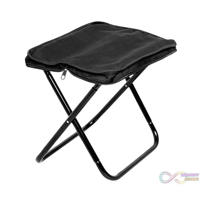Folding Camping Stool Collapsible Camp Stool Portable Seat Travel Little Stools (1 Pc) - infinityexculsivestore.com
