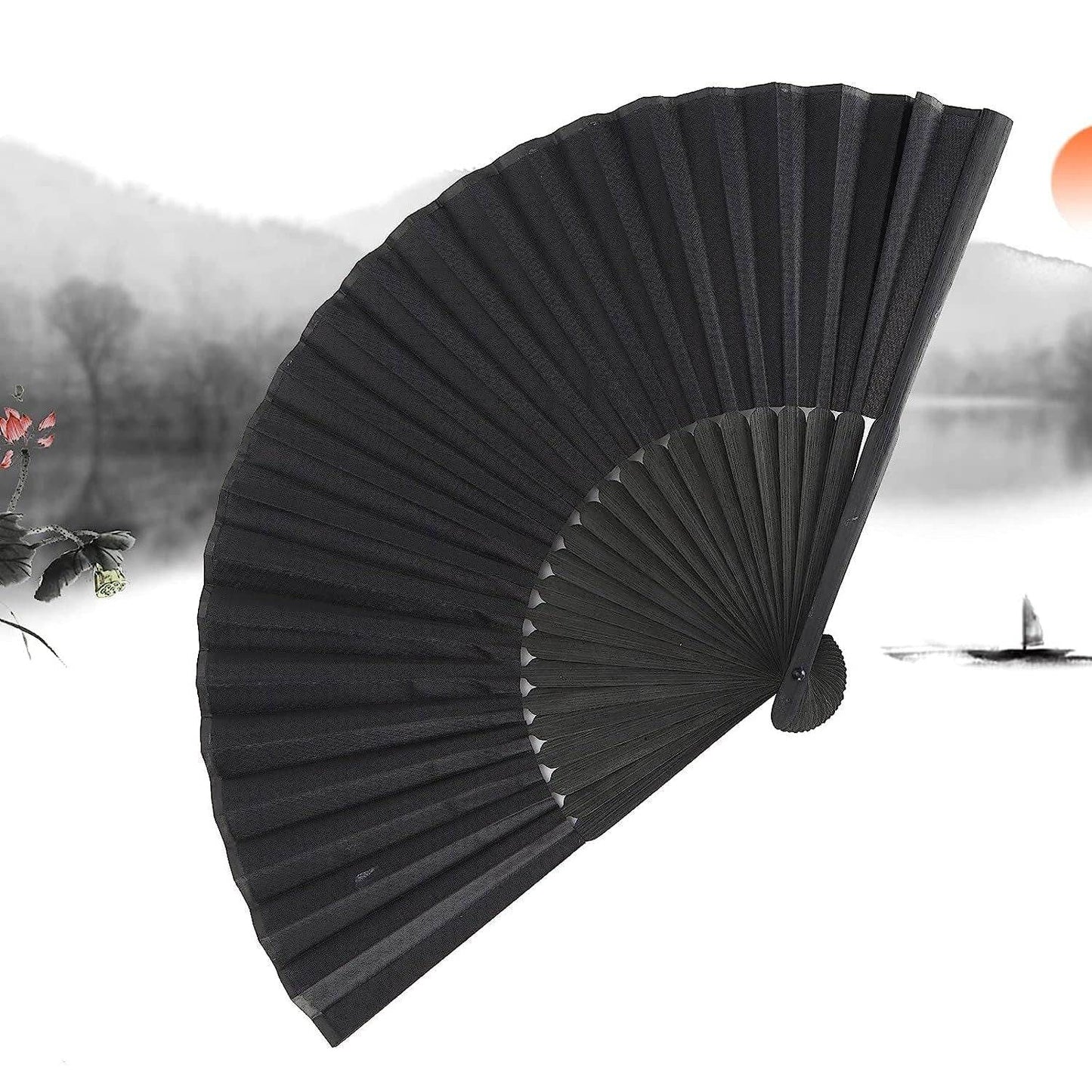 Folding Handheld Pretty Hand Fan Wedding Party Accessory Pocket Sized Fan For Wedding Gift, Party Favors, DIY Decoration, Summer Holidays (1 Pc) - infinityexculsivestore.com