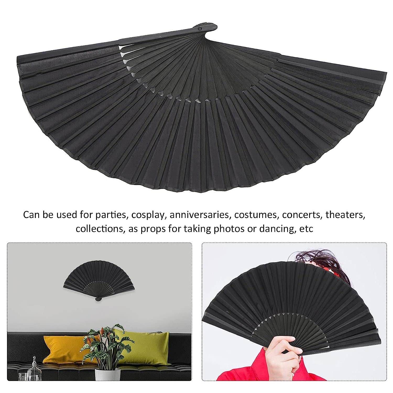 Folding Handheld Pretty Hand Fan Wedding Party Accessory Pocket Sized Fan For Wedding Gift, Party Favors, DIY Decoration, Summer Holidays (1 Pc) - infinityexculsivestore.com