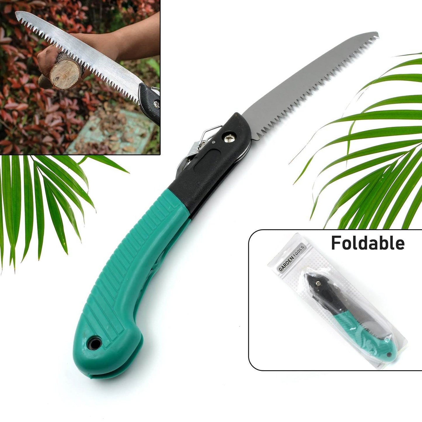 Folding Handsaw, Pruning Saws for Tree Trimming Camping, Gardening, Hunting. Cutting Wood, PVC, Bone - infinityexculsivestore.com