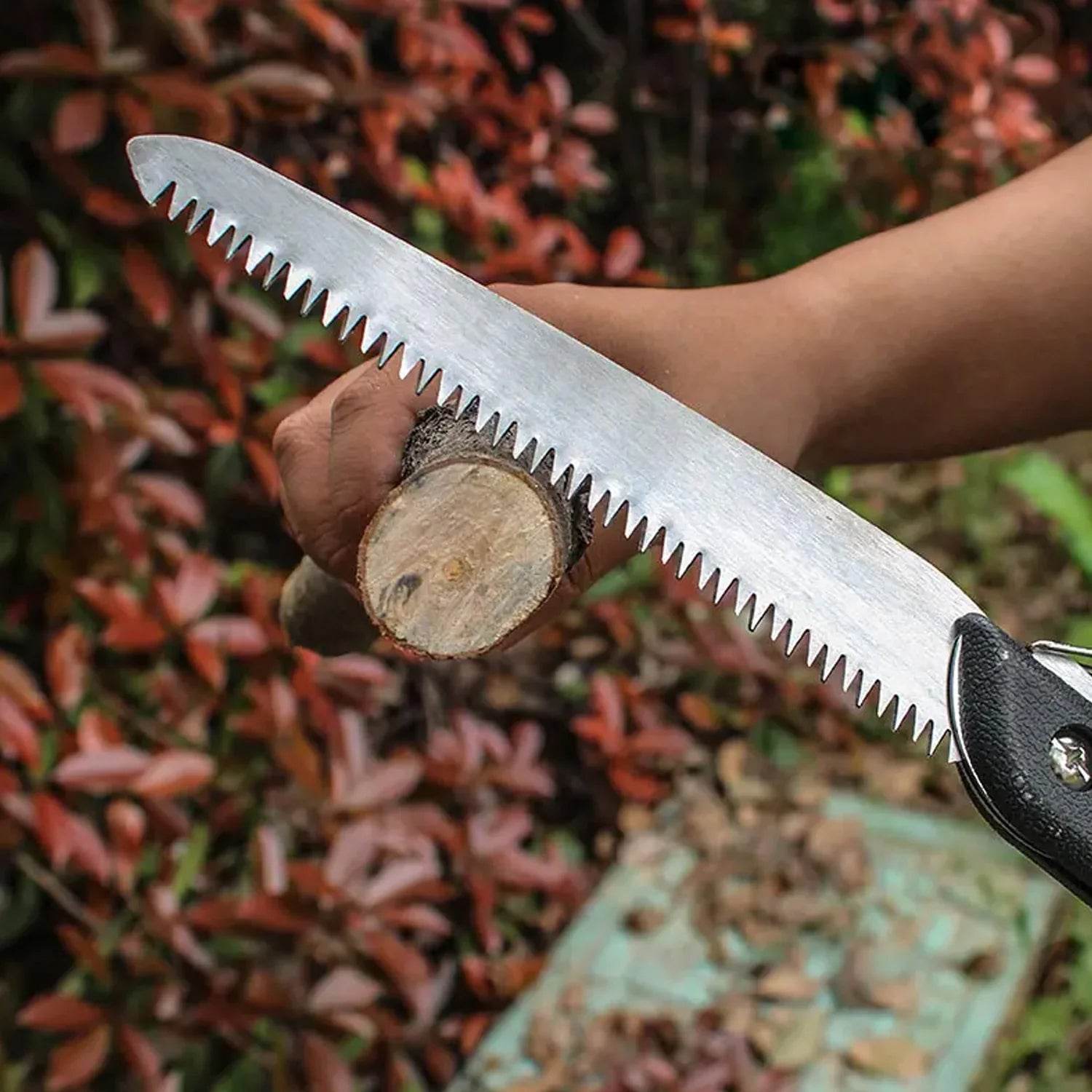 Folding Handsaw, Pruning Saws for Tree Trimming Camping, Gardening, Hunting. Cutting Wood, PVC, Bone - infinityexculsivestore.com
