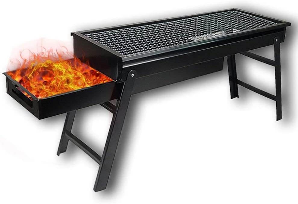 Folding Portable Barbeque BBQ Grill Set for Outdoor and Home - infinityexculsivestore.com