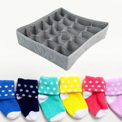 Folding Removable Tie Necktie Sock,Handkerchiefs, Ties, Belts and Underwear Storage Boxes, Easy Assemble Lightweight Folding for Home Daily Use (1 Pc Mix Design) - infinityexculsivestore.com