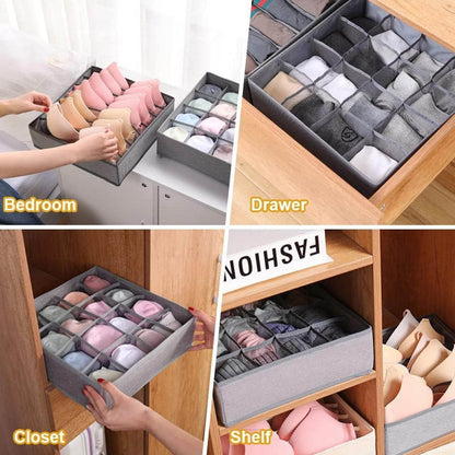 Folding Removable Tie Necktie Sock,Handkerchiefs, Ties, Belts and Underwear Storage Boxes, Easy Assemble Lightweight Folding for Home Daily Use (1 Pc Mix Design) - infinityexculsivestore.com