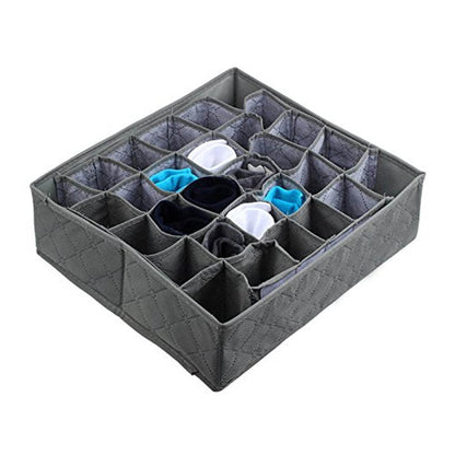 Folding Removable Tie Necktie Sock,Handkerchiefs, Ties, Belts and Underwear Storage Boxes, Easy Assemble Lightweight Folding for Home Daily Use (1 Pc Mix Design) - infinityexculsivestore.com