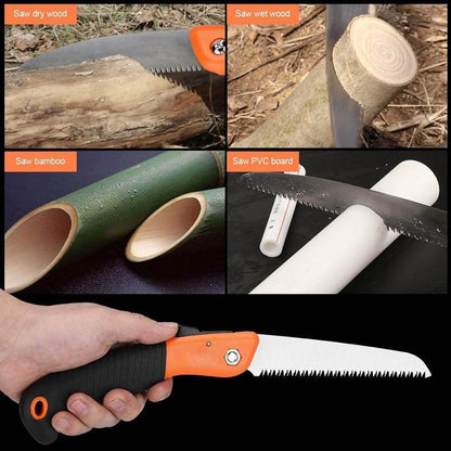 Folding Saw(180 mm) for Trimming, Pruning, Camping. Shrubs and Wood - infinityexculsivestore.com
