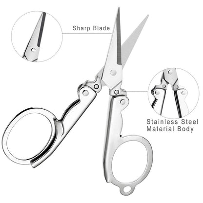 Folding Scissor 3.5inch used in crafting and cutting purposes for children’s and adults. - infinityexculsivestore.com