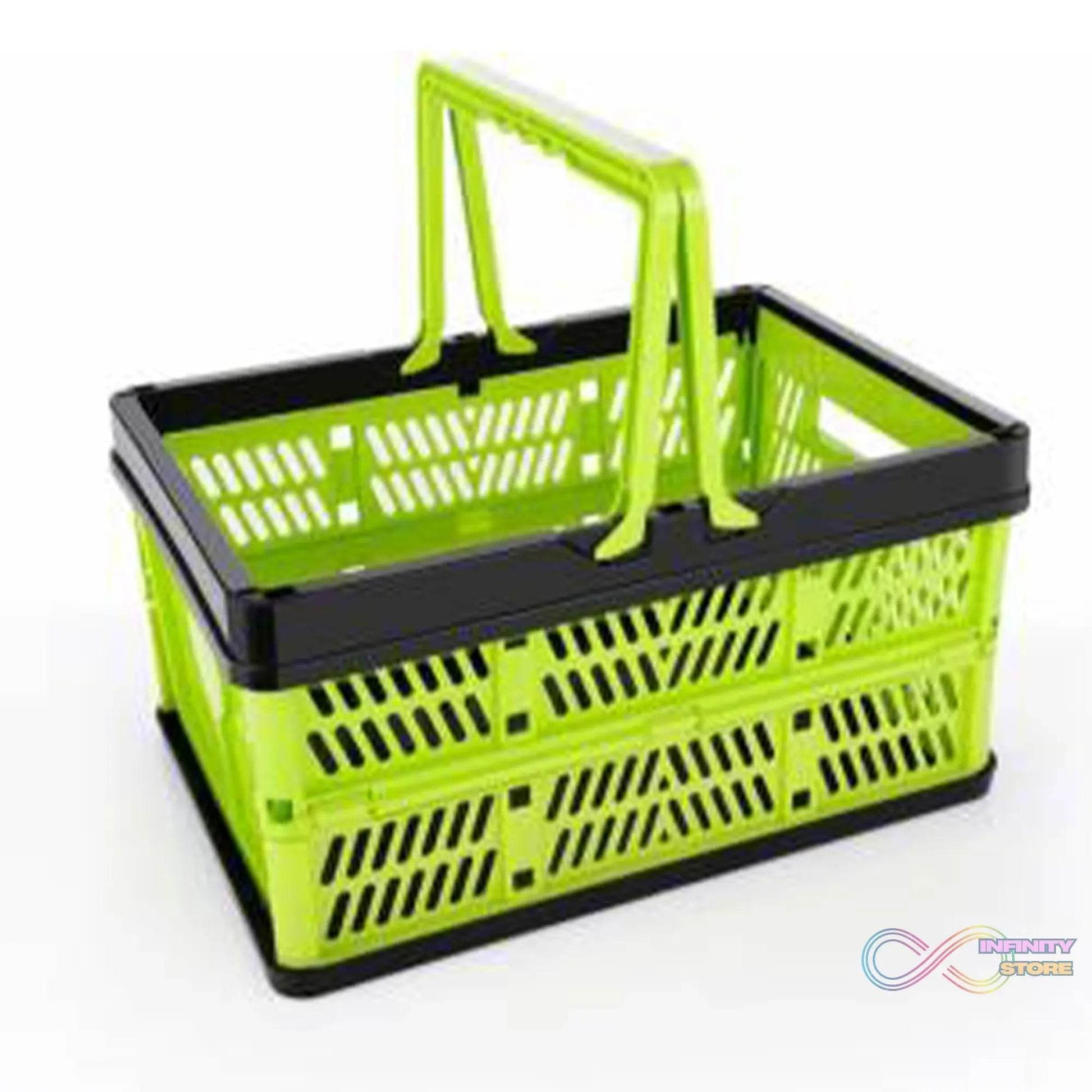 Folding Shopping Portable Storage Basket - infinityexculsivestore.com