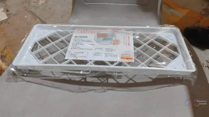 Folding Storage Organizer Stack Shelf Rack (1 Pc) - infinityexculsivestore.com