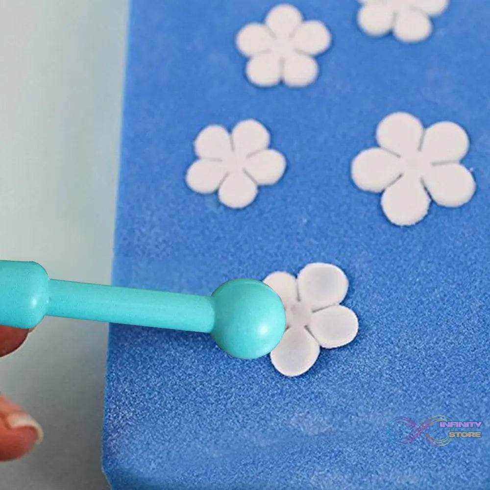 Fondant Cake Decor Flower Sugar Craft Modelling Tools Clay Mould (8PC - Set) - infinityexculsivestore.com