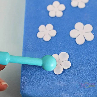 Fondant Cake Decor Flower Sugar Craft Modelling Tools Clay Mould (8PC - Set) - infinityexculsivestore.com