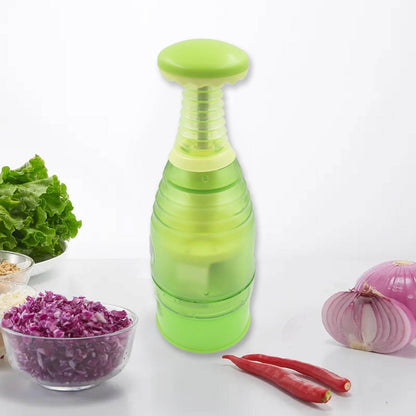 Food Chopper, Easy to Clean Manual Hand Chopper Dicer, Slap Press Chopper Mincer for Vegetables Onions Garlic Nuts Salads - infinityexculsivestore.com