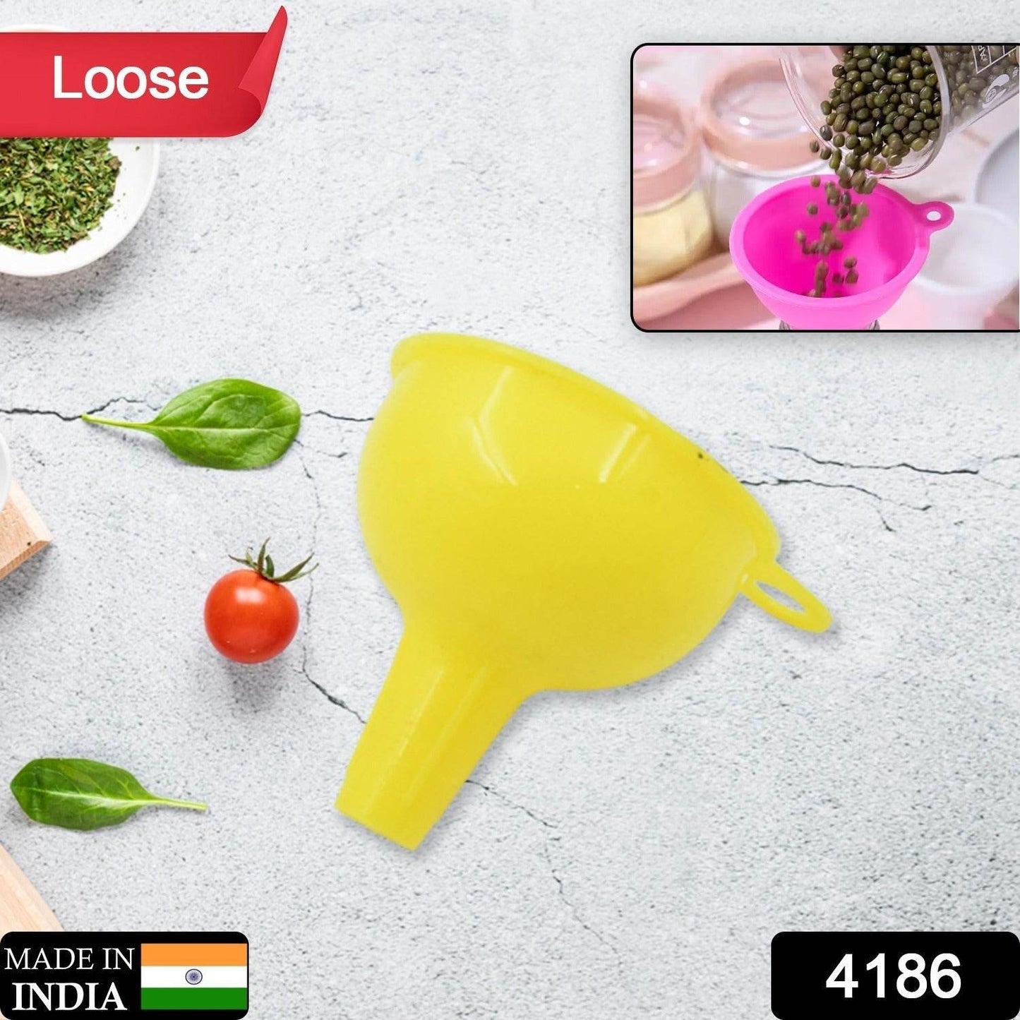 Food-Grade Silicone Funnel: Safe & Easy Transfer for Liquids & Grains (1 Pc) - infinityexculsivestore.com