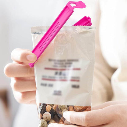 Food, Snack Pouch Bag Clip Sealer for Keeping Food Fresh for Home Kitchen | Plastic Camping Snack Air Tight Seal Bag Clips |Packet Vacuum Sealers Clip| (18 Pc Set) - infinityexculsivestore.com