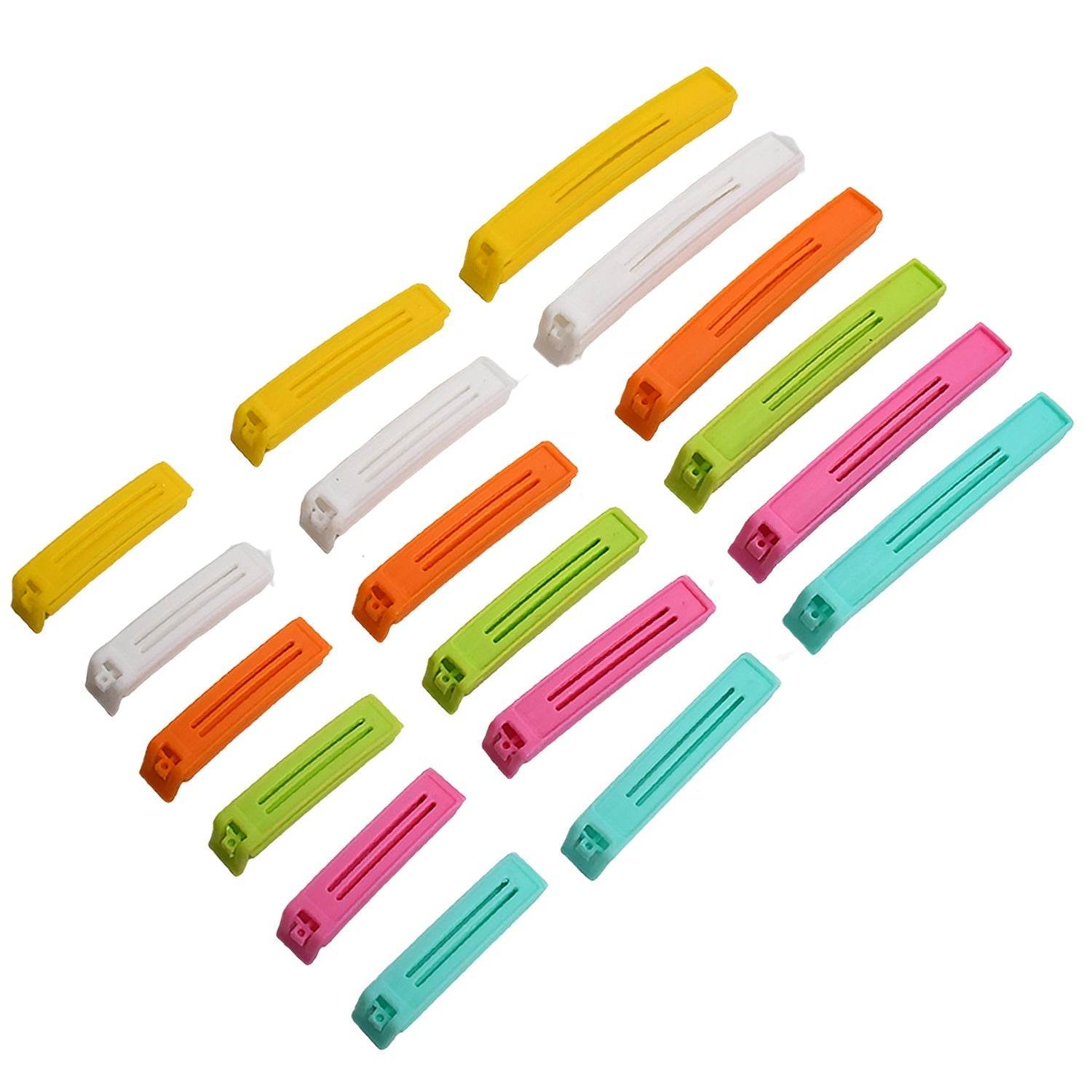 Food, Snack Pouch Bag Clip Sealer for Keeping Food Fresh for Home Kitchen | Plastic Camping Snack Air Tight Seal Bag Clips |Packet Vacuum Sealers Clip| (18 Pc Set) - infinityexculsivestore.com