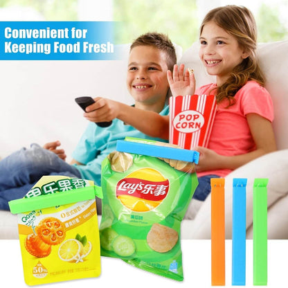 Food, Snack Pouch Bag Clip Sealer for Keeping Food Fresh for Home Kitchen | Plastic Camping Snack Air Tight Seal Bag Clips |Packet Vacuum Sealers Clip| (18 Pc Set) - infinityexculsivestore.com