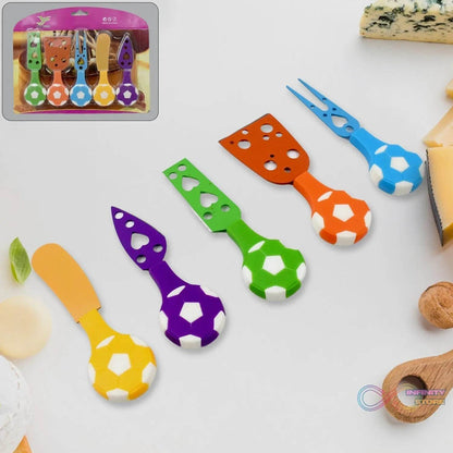 Football Soccer Cheese Knife Set (5 Pcs Set) - infinityexculsivestore.com