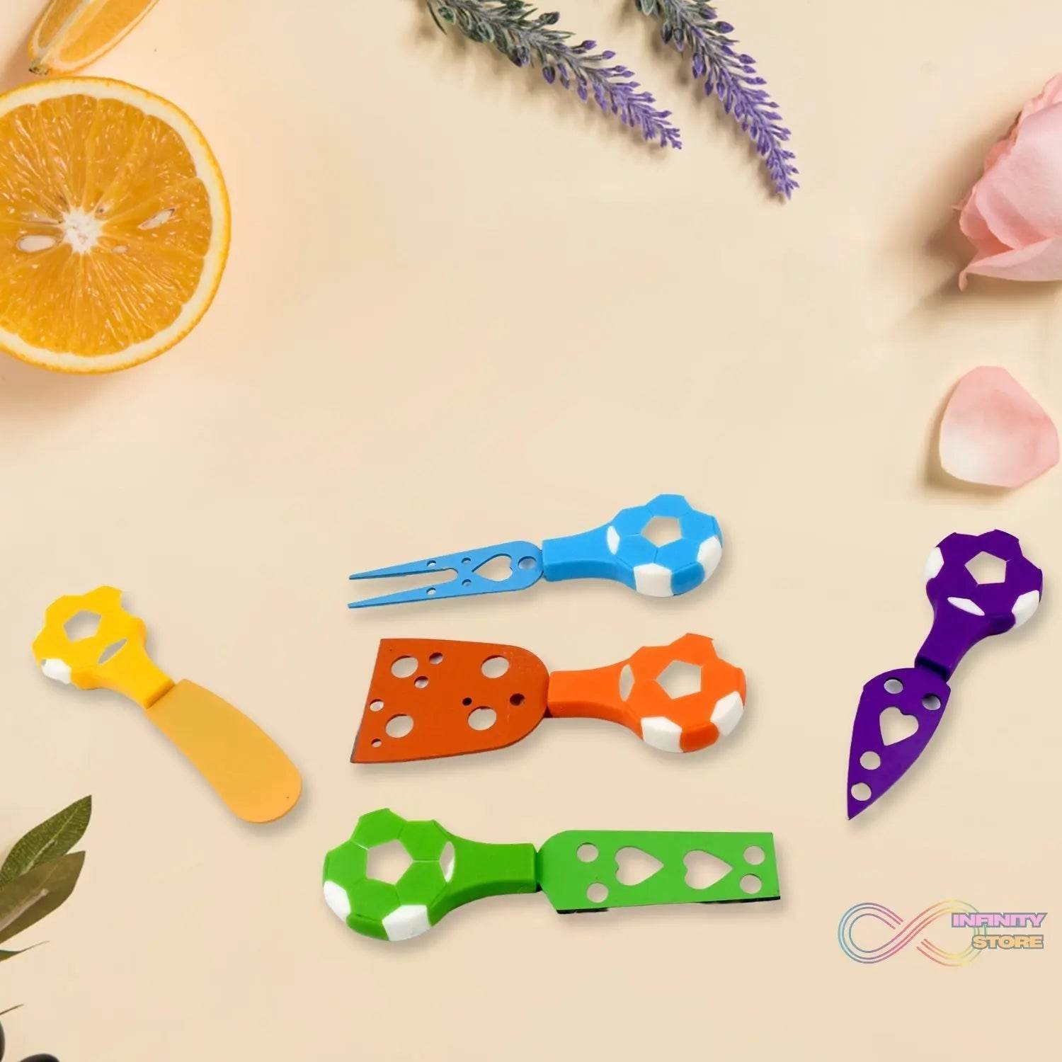 Football Soccer Cheese Knife Set (5 Pcs Set) - infinityexculsivestore.com