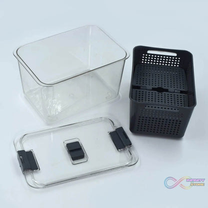 Fordable Silicone Kitchen Organizer Fruit Vegetable Baskets Folding Strainers - infinityexculsivestore.com