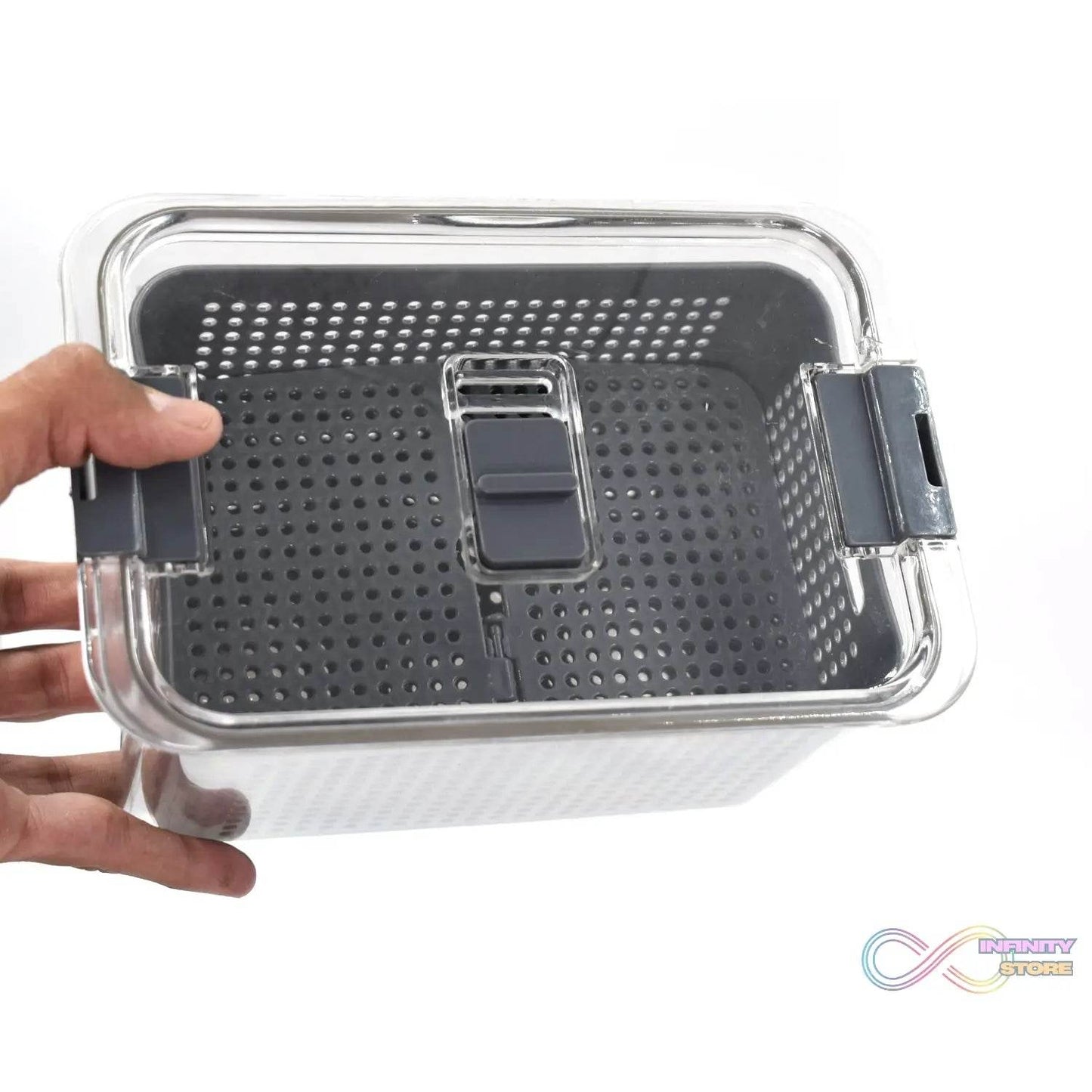 Fordable Silicone Kitchen Organizer Fruit Vegetable Baskets Folding Strainers - infinityexculsivestore.com