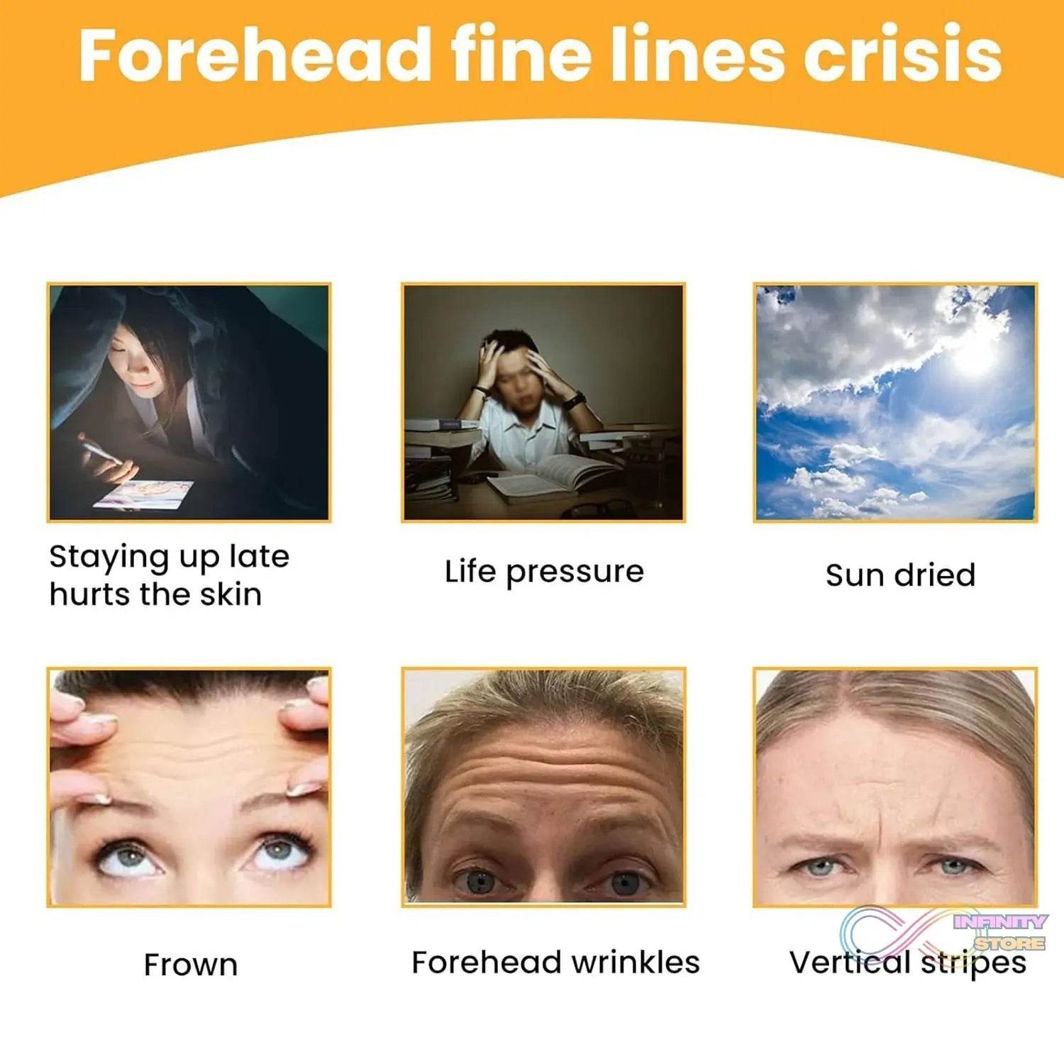 Forehead Wrinkle Patches, Face Wrinkle Patches (10 Pcs Set) - infinityexculsivestore.com