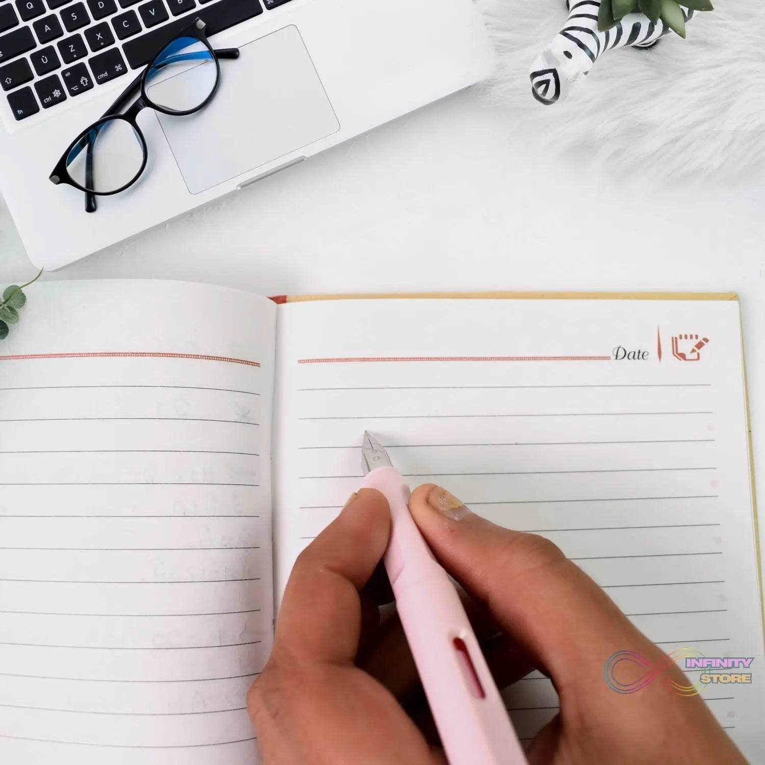Fountain Blue Pen With 3 Refills (1 Set) - infinityexculsivestore.com