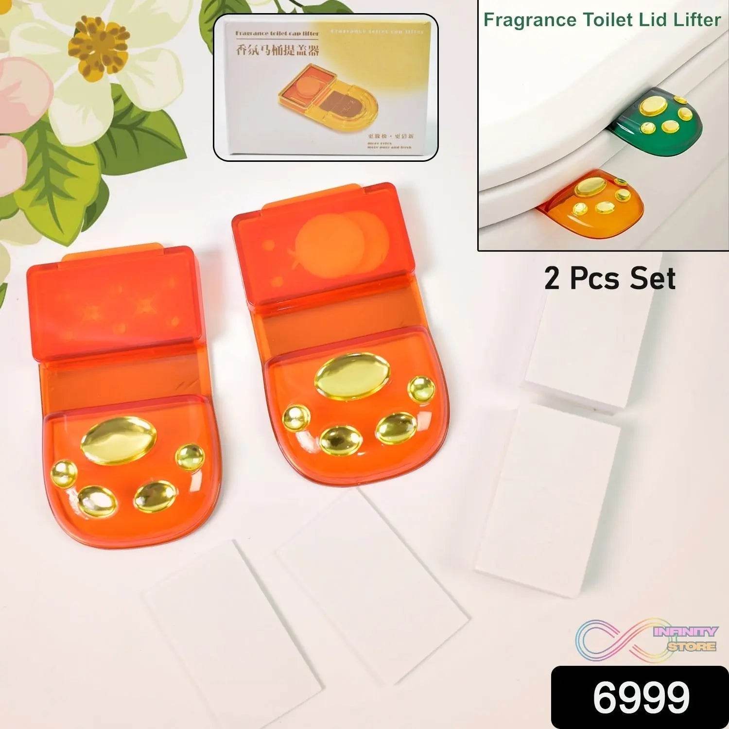 Fragrance Toilet Cap / Lid Lifter Toilet Seat Cover (2 Pc Set) - infinityexculsivestore.com