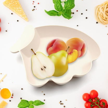 Plates for Kids, BPA Free, Children’s Food Plate, Kids Bowl, Serving Platters Food Tray Decorative Serving Trays for Candy Fruits Dessert Fruit Plate, Baby Cartoon Pie Bowl Plate, Tableware (1 Pc) - infinityexculsivestore.com