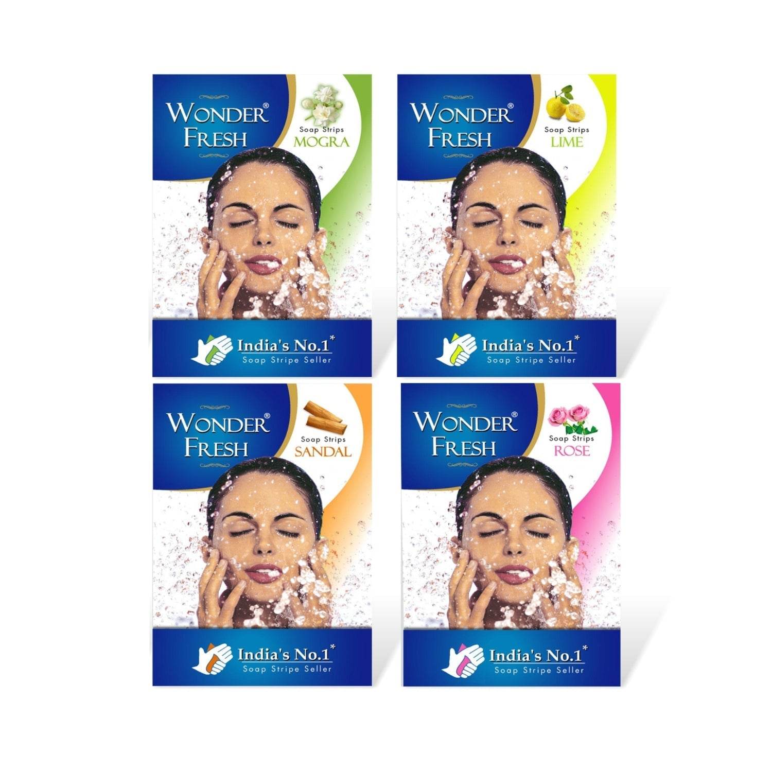 Fresh Paper Soap Strips Traveling Hand Wash with Jasmine Fragrance (100pc) - infinityexculsivestore.com