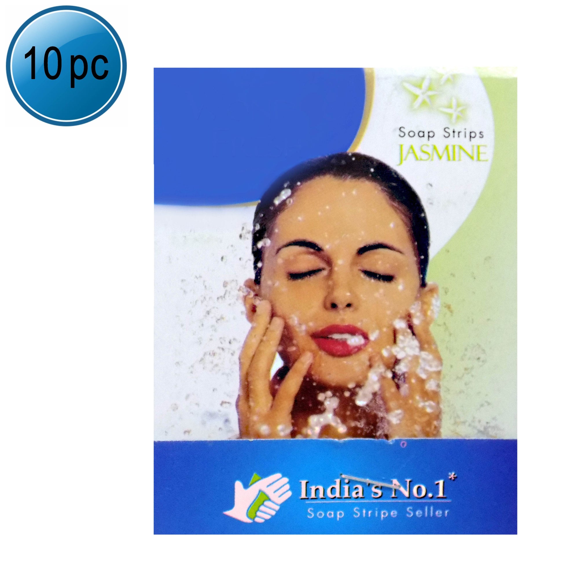 Fresh Paper Soap Strips Traveling Hand Wash with Jasmine Fragrance (100pc) - infinityexculsivestore.com