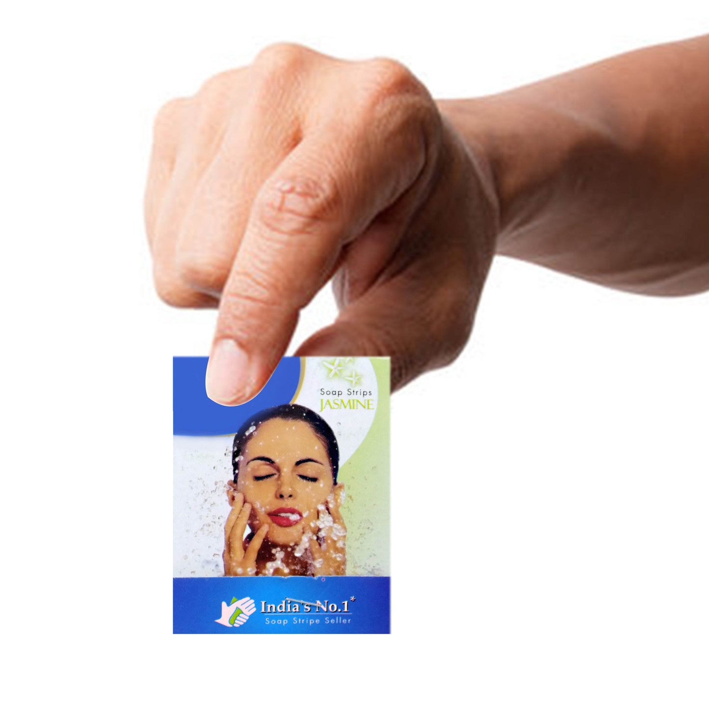Fresh Paper Soap Strips Traveling Hand Wash with Jasmine Fragrance (100pc) - infinityexculsivestore.com