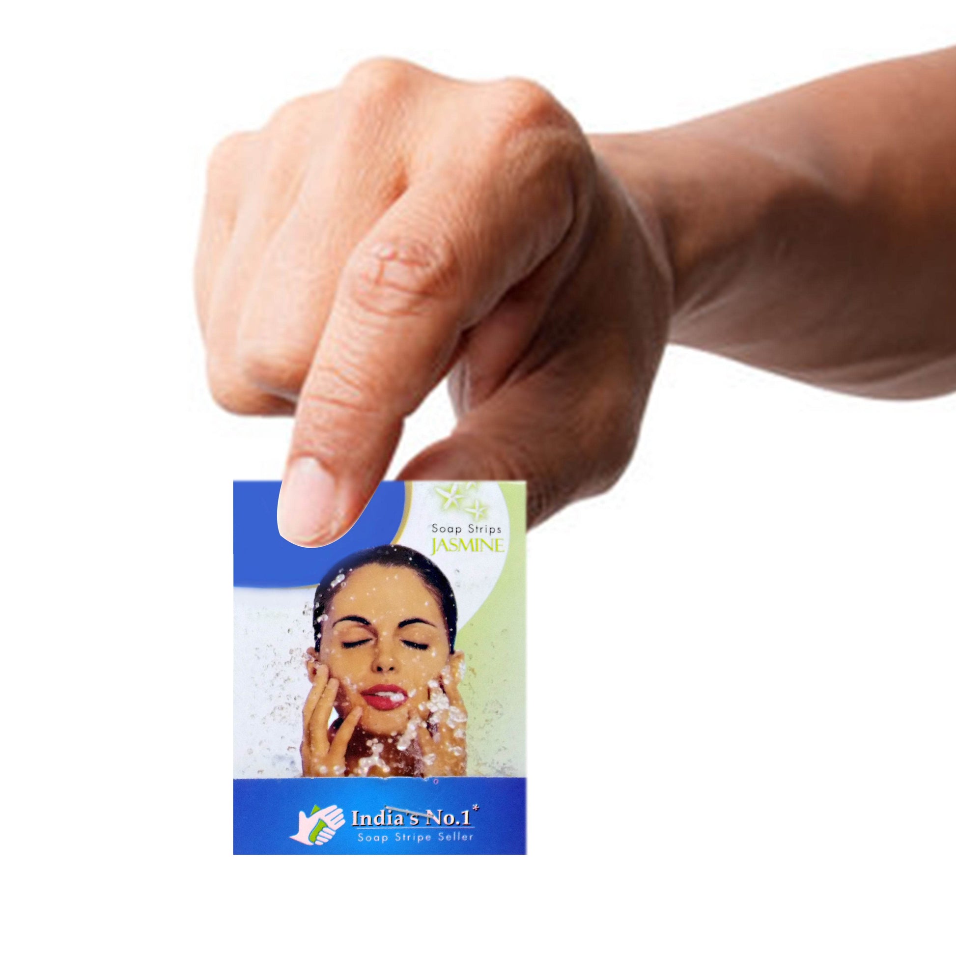 Fresh Paper Soap Strips Traveling Hand Wash with Jasmine Fragrance (100pc) - infinityexculsivestore.com
