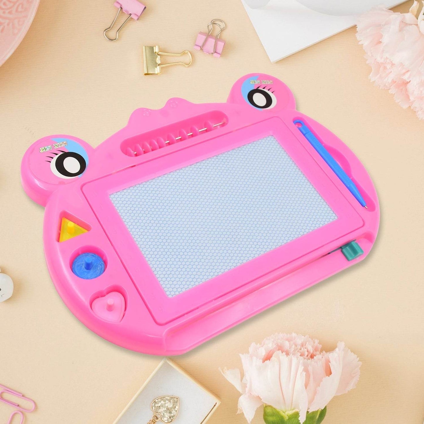 Frog Design Magic Sketch Slate Board (1 Pc / 28 × 20 Cm) - infinityexculsivestore.com