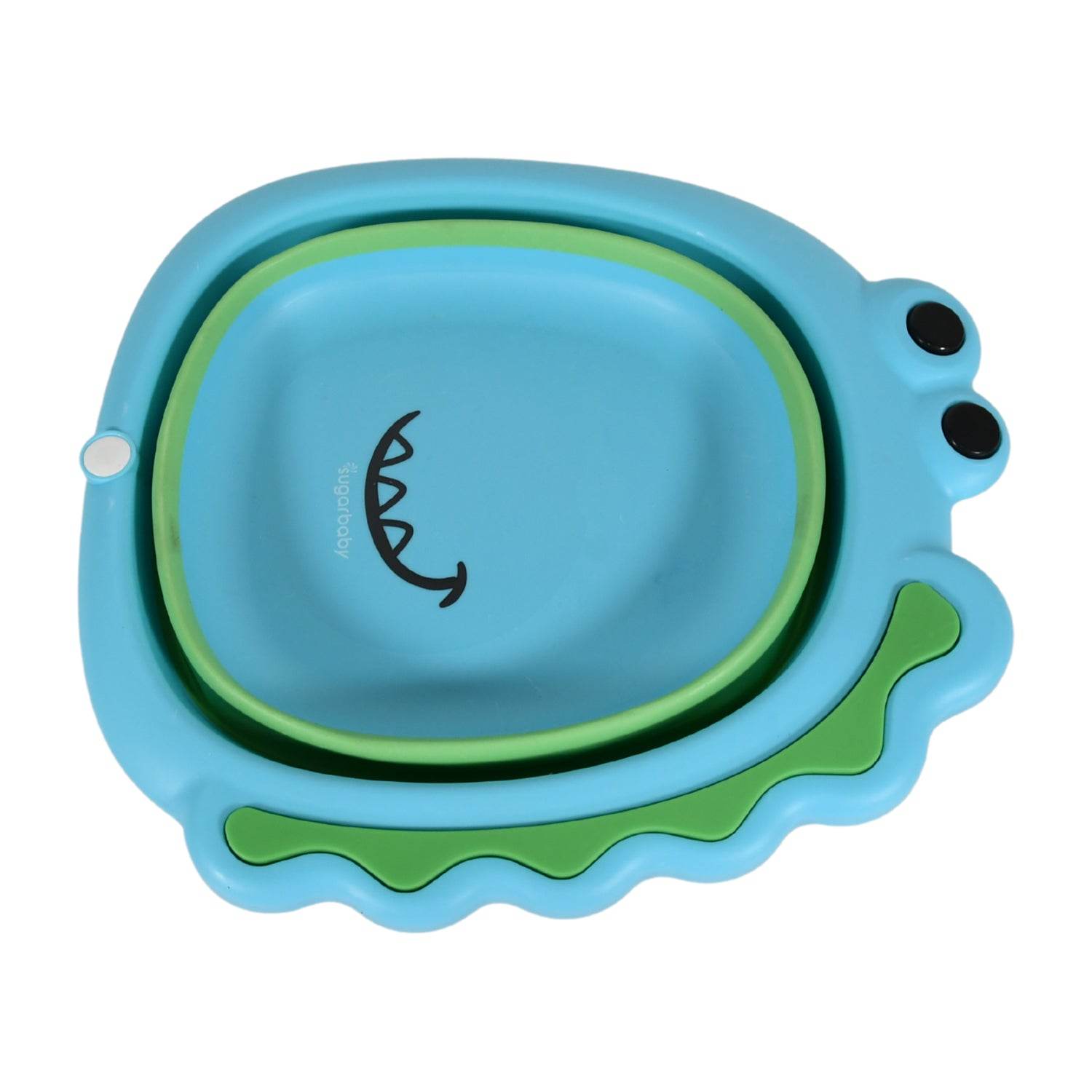 Frog Shape Wash Basin, Space Saving Multi Function Foldable Baby Wash basin Easy Clean Lightweight Thicken for Washing Face for Home (33×31Cm / 1 pc) - infinityexculsivestore.com