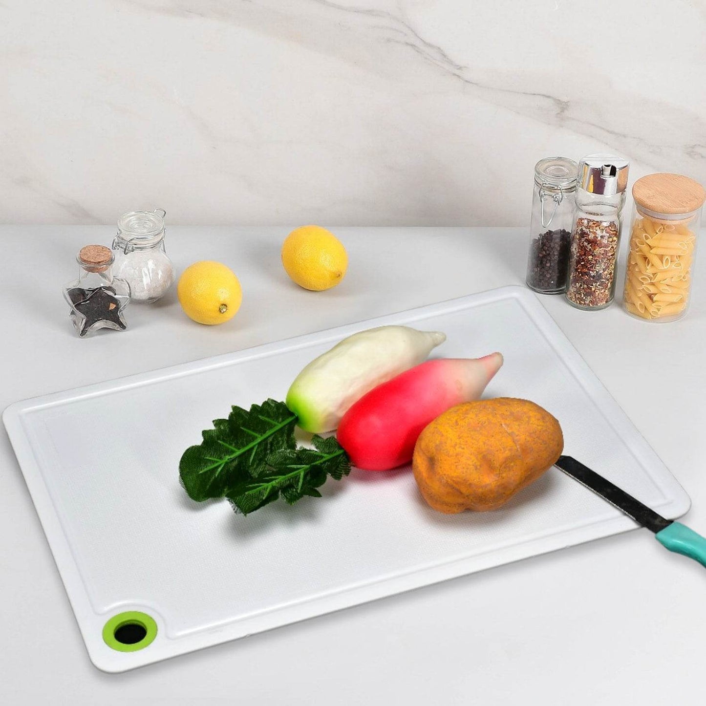 Fruit & Vegetable Chopping Board Plastic Cutting Board For Kitchen - infinityexculsivestore.com