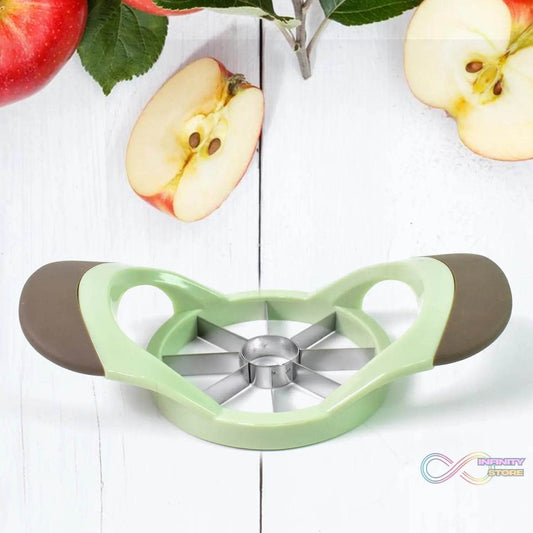 Fruit and Vegetable Cutter Stainless Steel Fruit Separator, 8-cut apple slicer (1 Pc) - infinityexculsivestore.com