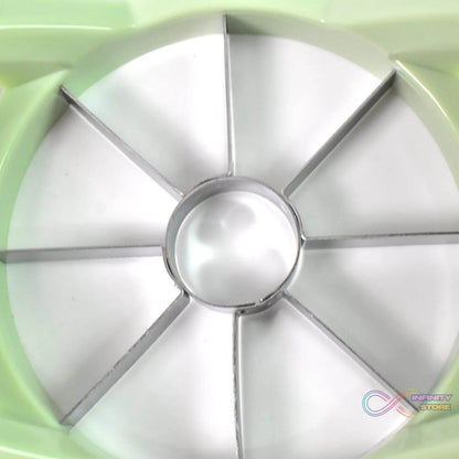 Fruit and Vegetable Cutter Stainless Steel Fruit Separator, 8-cut apple slicer (1 Pc) - infinityexculsivestore.com
