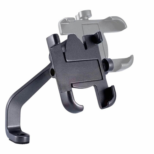 Full Metal Body Bike & Scooty 360 Degree Rotating Mobile Holder Stand for Bicycle, Motorcycle, Scooty for Maps and GPS Navigation Fits All Smartphones (1 Pc) - infinityexculsivestore.com